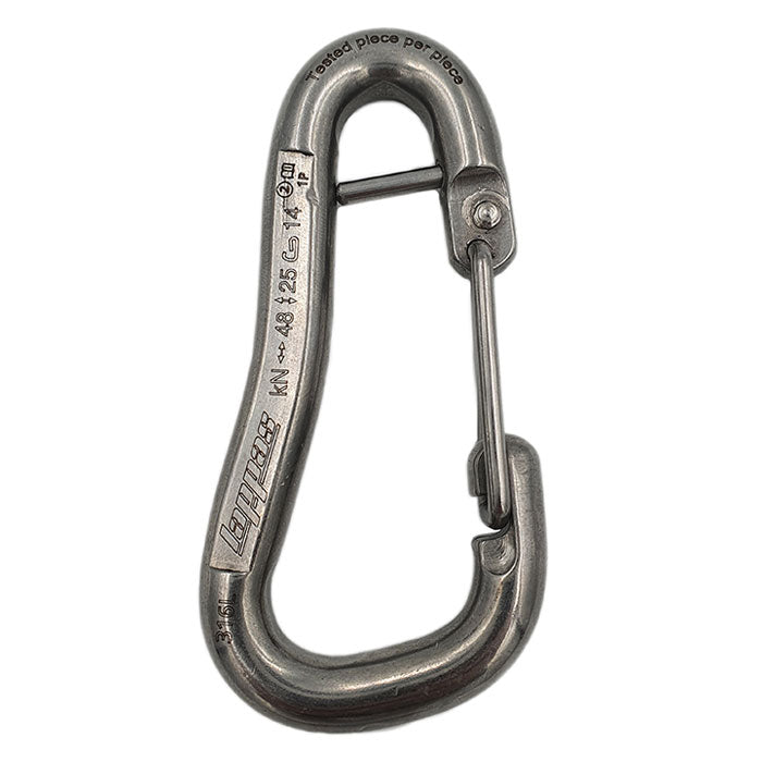 Moschettone INOX 316L da sosta Ø12 - Lappas LC-31612