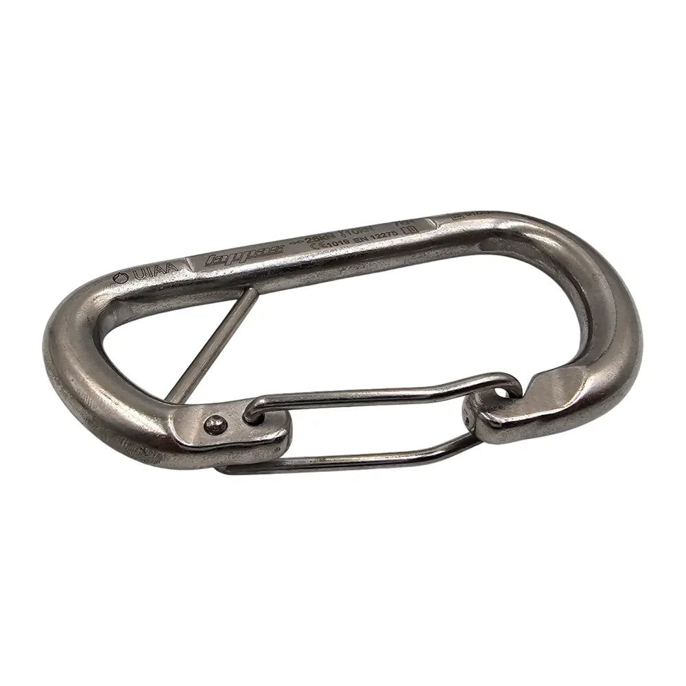 Moschettone INOX 316L da sosta Ø10 - Lappas LC-31610