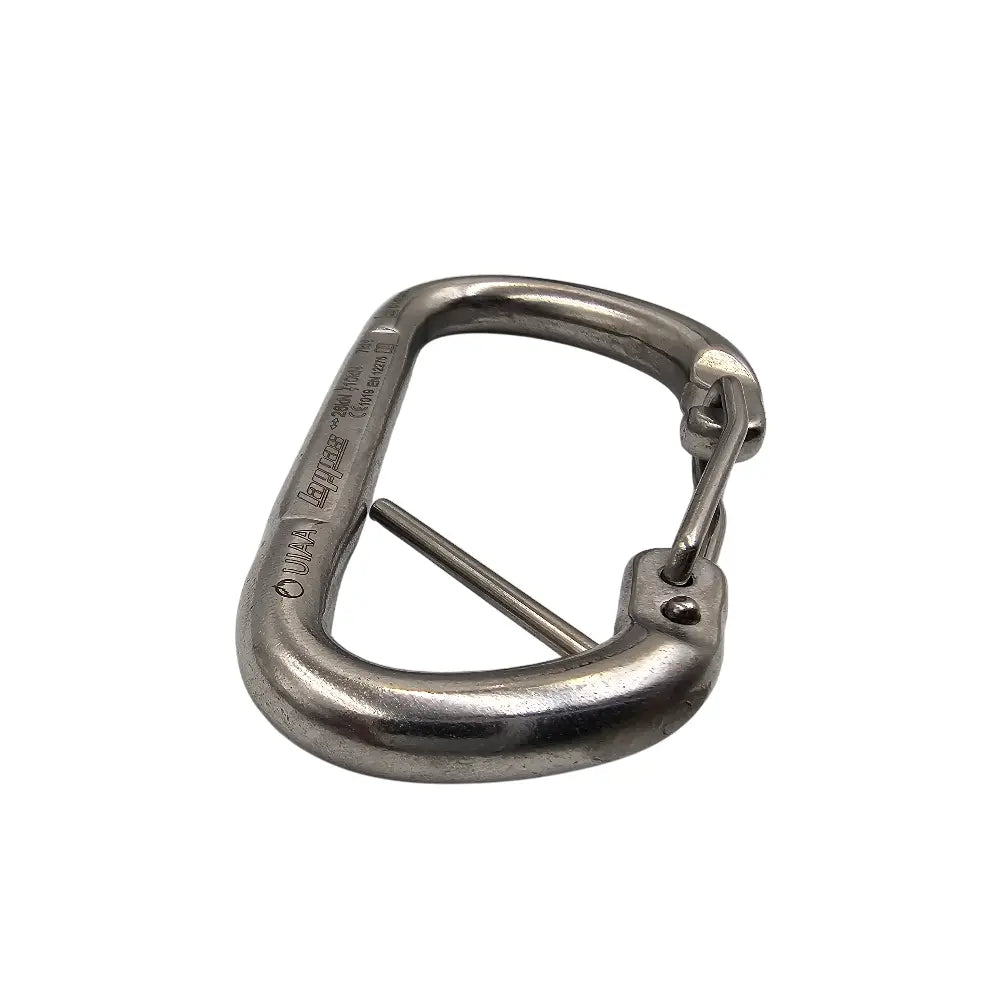 316L stainless steel belay carabiner Ø10 - Lappas LC-31610